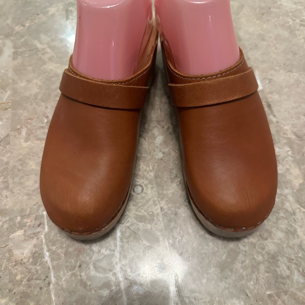 Lotta From Stockholm Brown Leather Mules